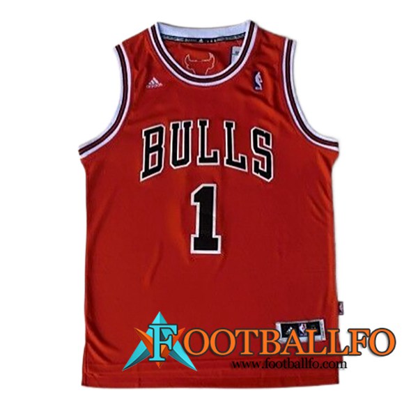 Camisetas NBA Chicago Bulls (Rosa #1) 2024/25 Rojo