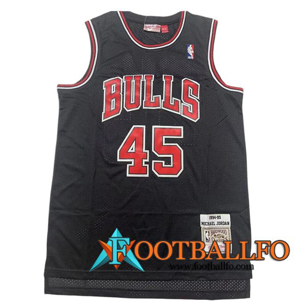 Camisetas NBA Chicago Bulls (JORDAN #45) 2024/25 Negro/Rojo -02