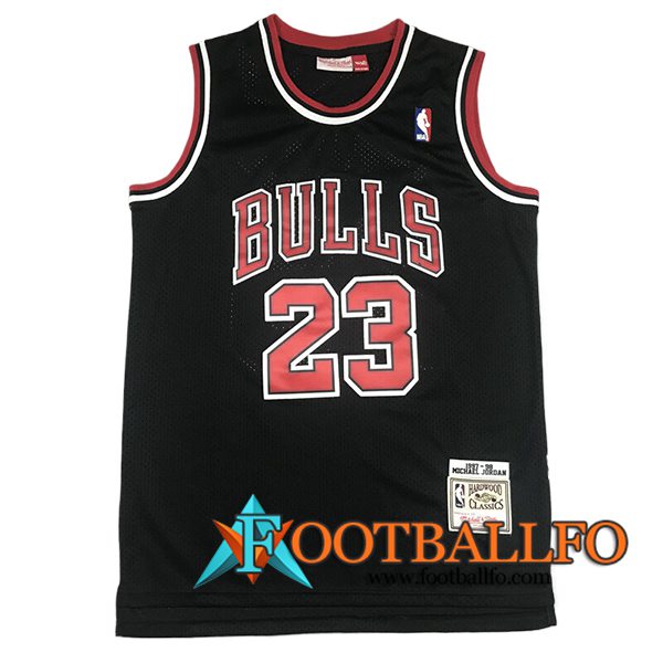 Camisetas NBA Chicago Bulls (JORDAN #23) 2024/25 Negro/Rojo -04