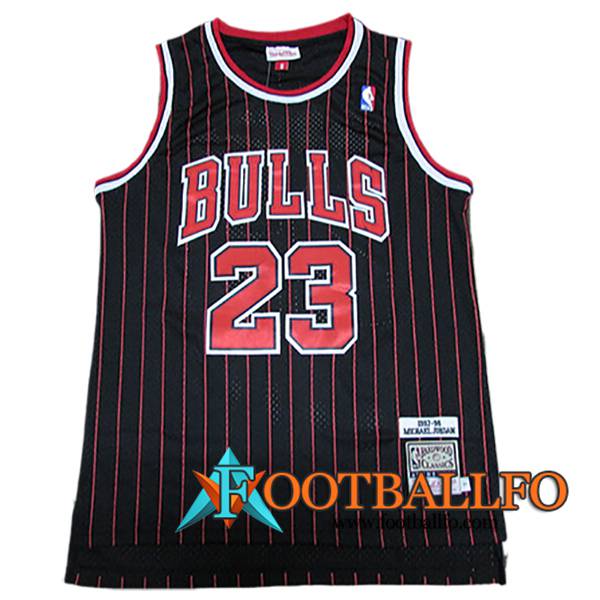 Camisetas NBA Chicago Bulls (JORDAN #23) 2024/25 Negro/Rojo -05