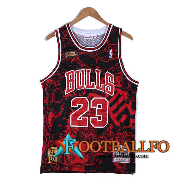 Camisetas NBA Chicago Bulls (JORDAN #23) 2024/25 Rojo/Negro