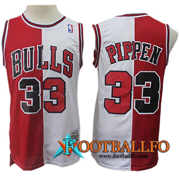 Camisetas NBA Chicago Bulls (PIPPEN #33) 2024/25 Rojo/Blanco/Negro