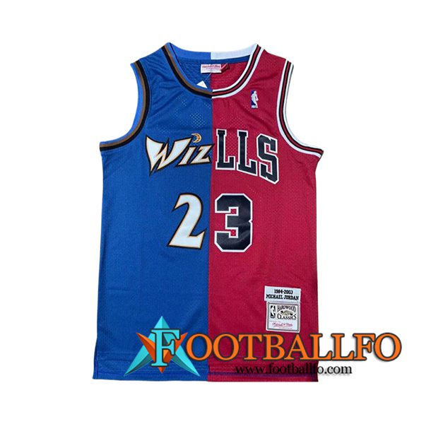 Camisetas NBA Chicago Bulls (JORDAN #23) 2024/25 Rojo/Azul