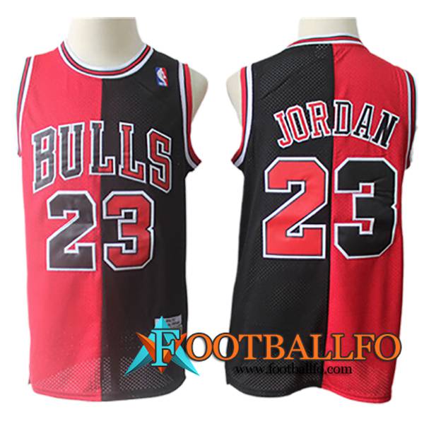 Camisetas NBA Chicago Bulls (JORDAN #23) 2024/25 Negro/Rojo -07