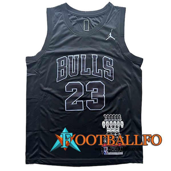 Camisetas NBA Chicago Bulls (JORDAN #23) 2024/25 Negro -02