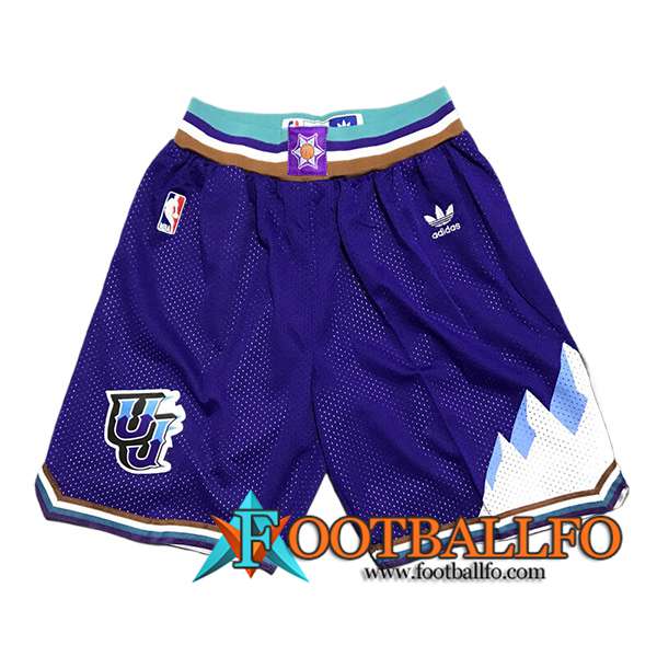 Cortos NBA Utah Jazz 2024/25 Violeta/Blanco -02