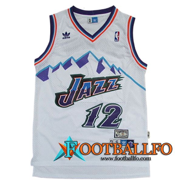 Camisetas NBA Utah Jazz (STOCKTON #12) 2024/25 Blanco