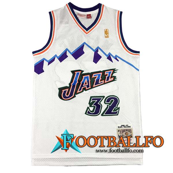 Camisetas NBA Utah Jazz (MALONE #32) 2024/25 Blanco