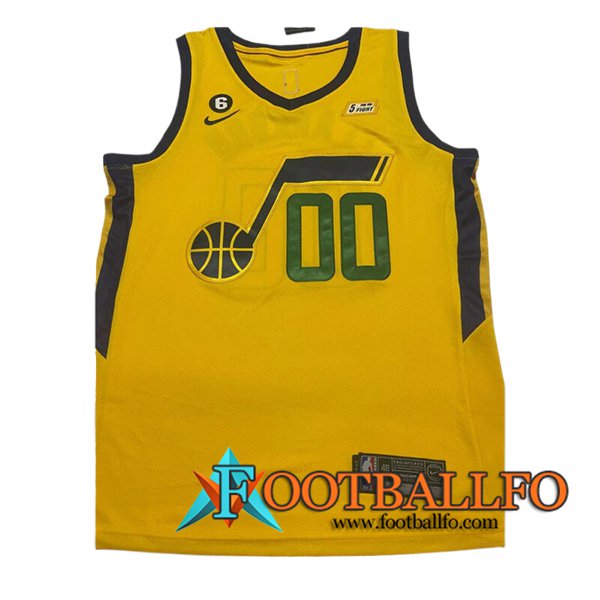 Camisetas NBA Utah Jazz (CLARKSON #00) 2024/25 Amarillo