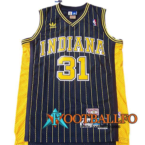 Camisetas NBA Indiana Pacers (MILLER #31) 2024/25 Azul/Amarillo