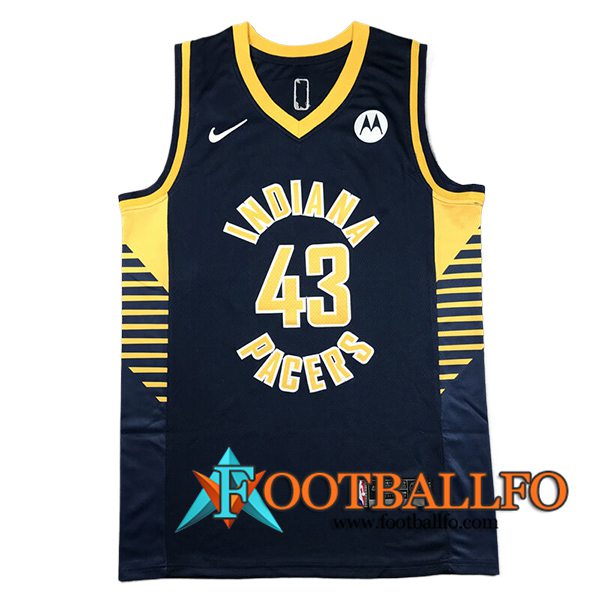 Camisetas NBA Indiana Pacers (SIAKAM #43) 2024/25 Azul Oscuro