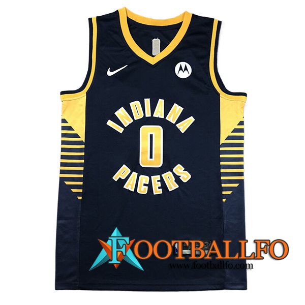 Camisetas NBA Indiana Pacers (HALIBURTON #0) 2024/25 Azul Oscuro