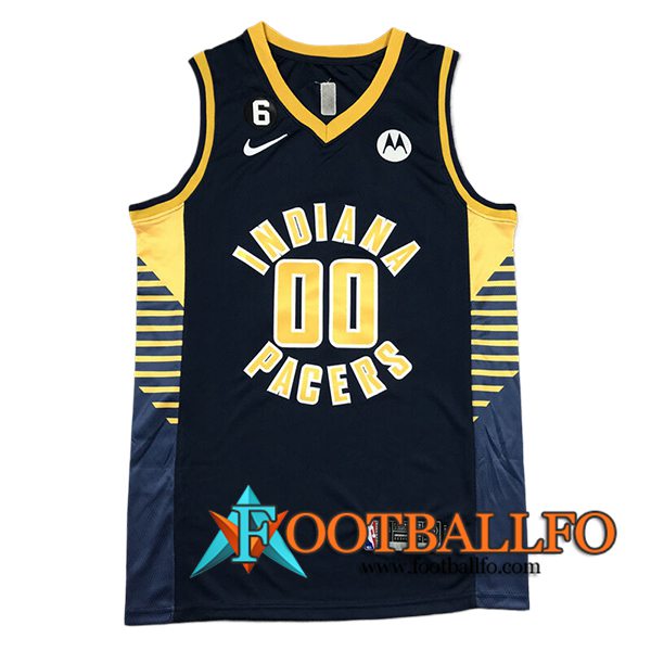 Camisetas NBA Indiana Pacers (MATHURIN #00) 2024/25 Azul Oscuro