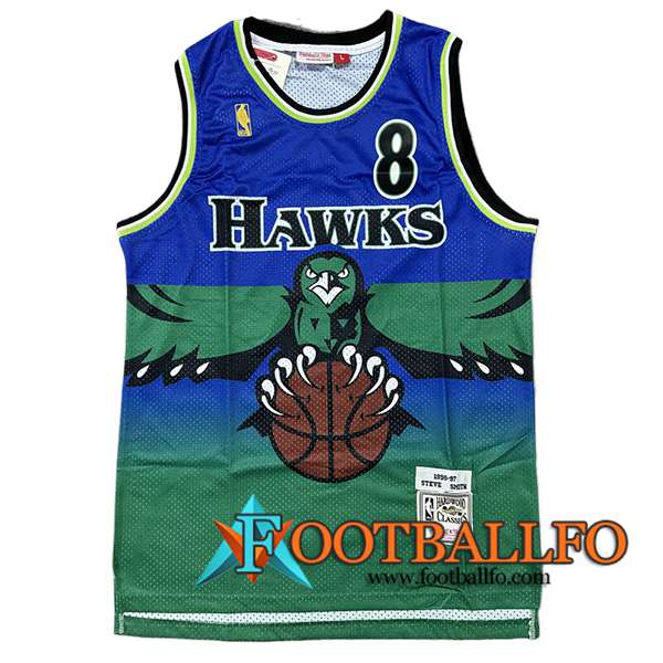 Camisetas NBA Atlanta Hawks (SMITH #8) 2024/25 Verde/Azul