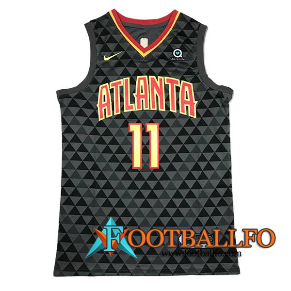 Camisetas NBA Atlanta Hawks (YOUNG #11) 2024/25 Negro