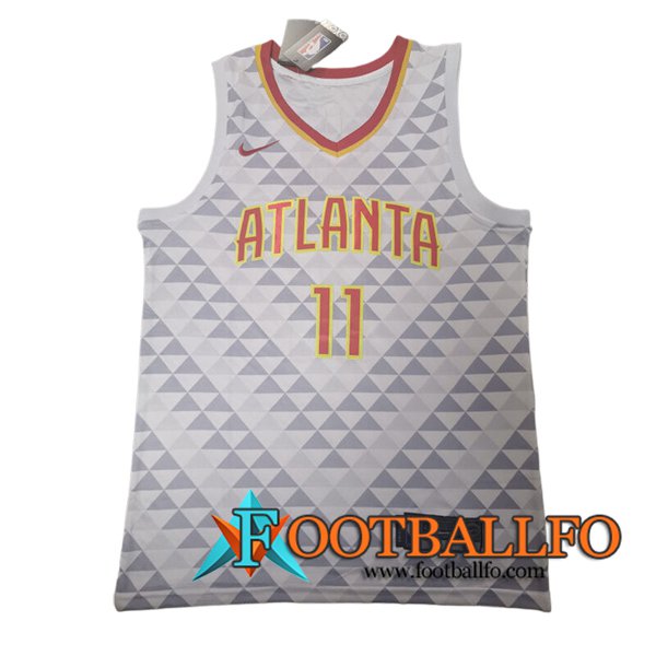 Camisetas NBA Atlanta Hawks (YOUNG #11) 2024/25 Blanco