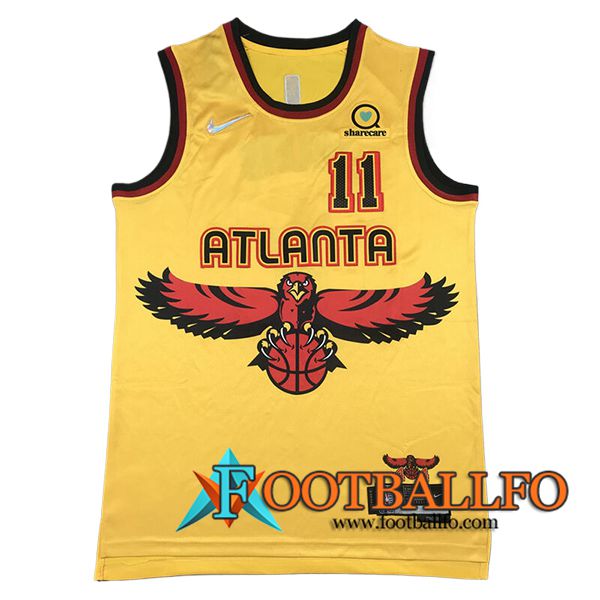 Camisetas NBA Atlanta Hawks (YOUNG #11) 2024/25 Amarillo