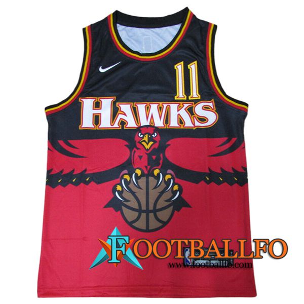 Camisetas NBA Atlanta Hawks (YOUNG #11) 2024/25 Rojo/Negro