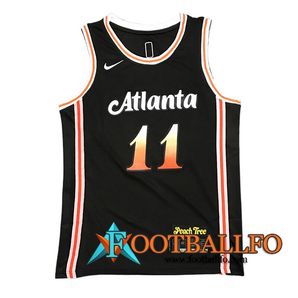 Camisetas NBA Atlanta Hawks (YOUNG #11) 2024/25 Negro -03