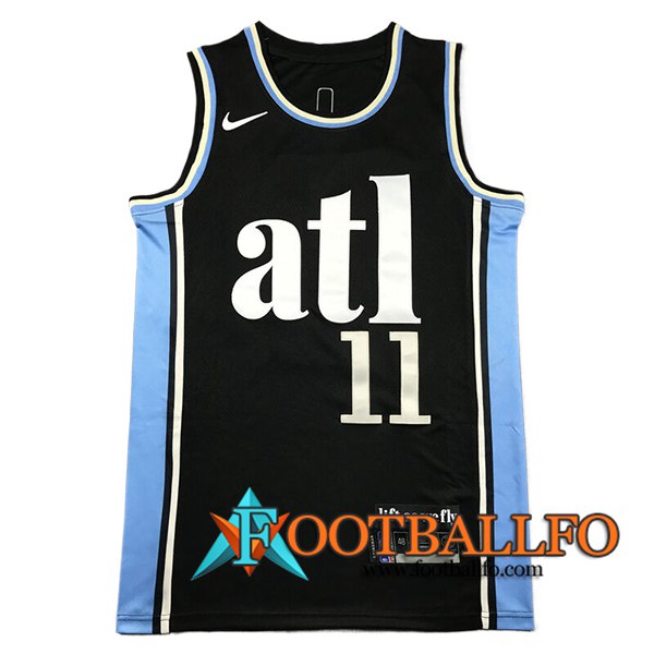 Camisetas NBA Atlanta Hawks (MURRAY #5) 2024/25 Negro/Azul