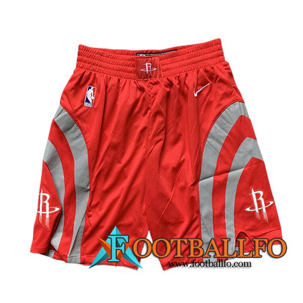 Cortos NBA Houston Rockets 2024/25 Rojo/Gris