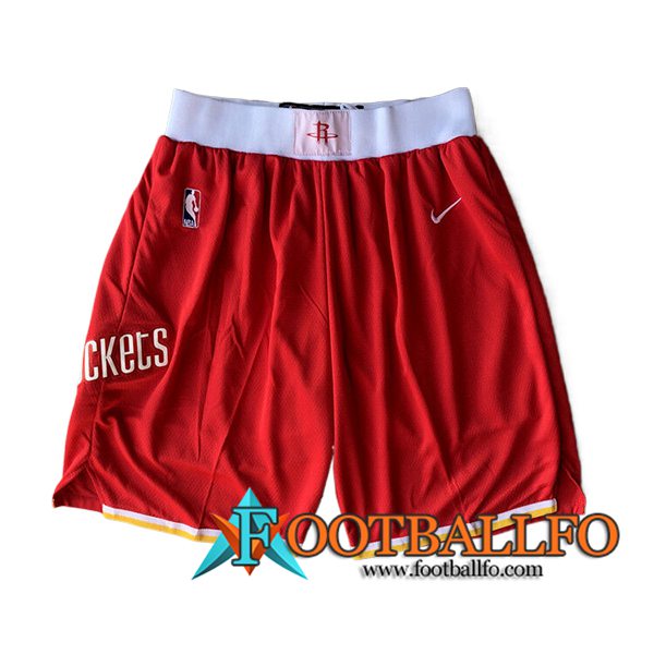 Cortos NBA Houston Rockets 2024/25 Rojo