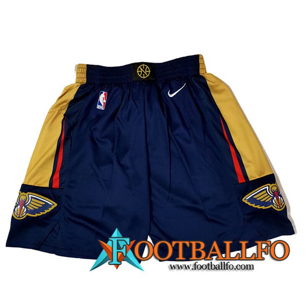 Cortos NBA New Orleans Pelicans 2024/25 Azul/Amarillo