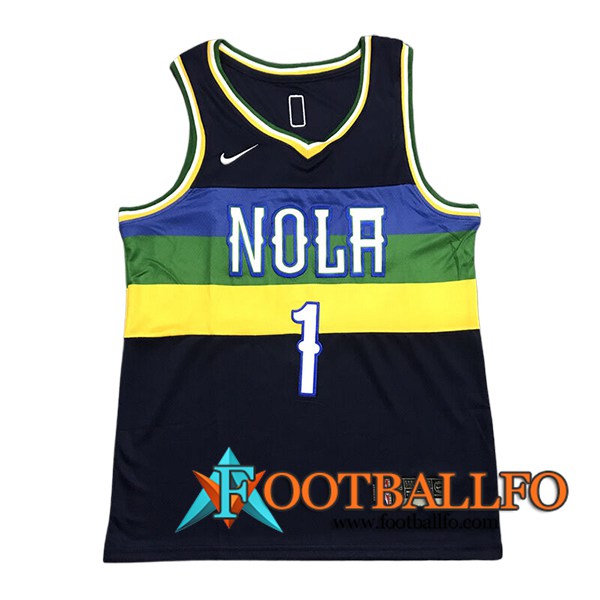 Camisetas NBA San New Orleans Pelicans (WILLIAMSON #1) 2024/25 Negro