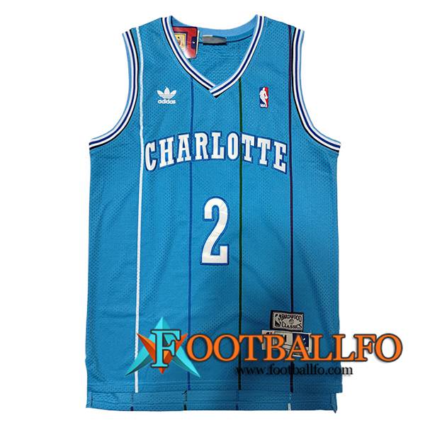 Camisetas NBA Charlotte Hornets (JOHNSON #2) 2024/25 Azul