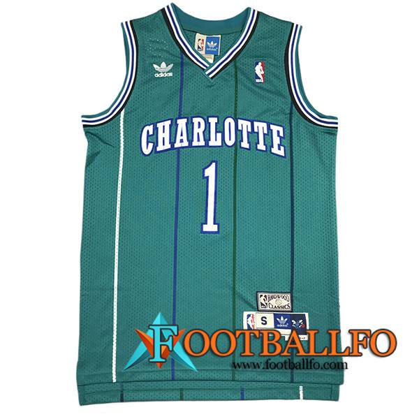 Camisetas NBA Charlotte Hornets (BOGUES #1) 2024/25 Verde