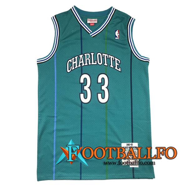 Camisetas NBA Charlotte Hornets (MOURNING #33) 2024/25 Verde