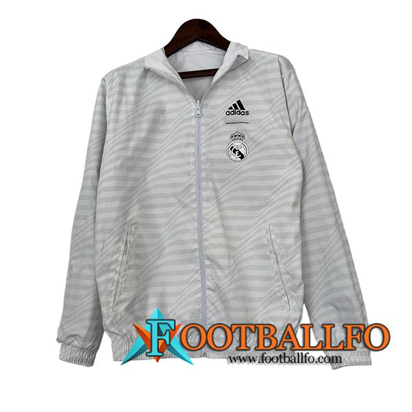 Rompevientos Real Madrid Blanco/Gris 2024/2025