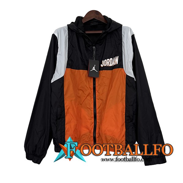 Rompevientos Jordan Negro/Naranja/Gris 2024/2025