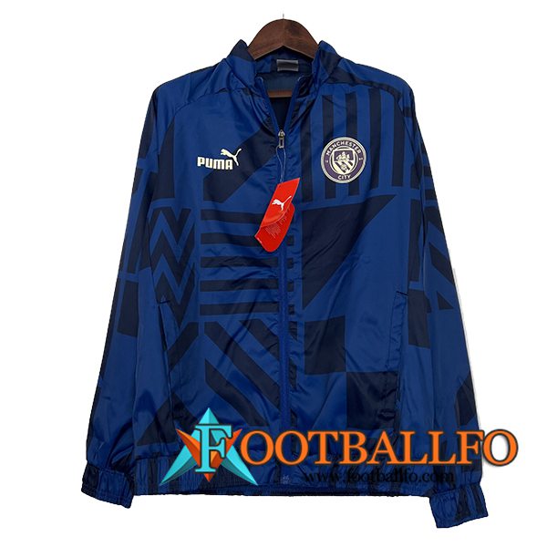 Rompevientos Manchester City Azul/Negro 2024/2025