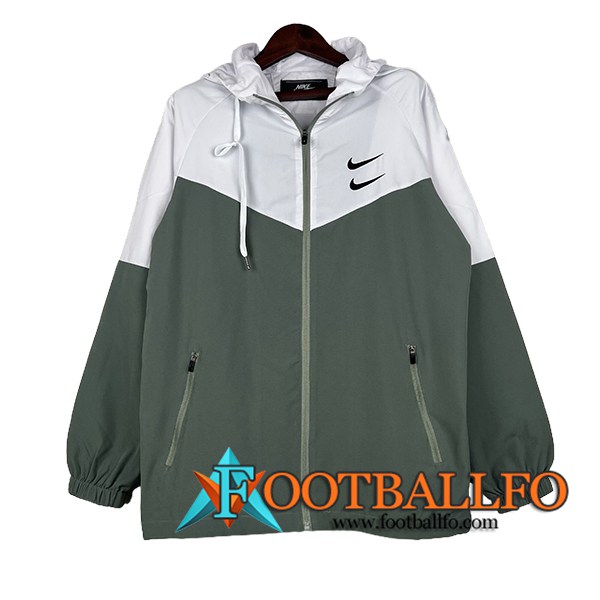 Rompevientos Nike Verde/Blanco 2024/2025 -03