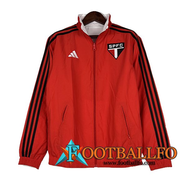 Rompevientos Sao Paulo FC Rojo/Negro 2024/2025