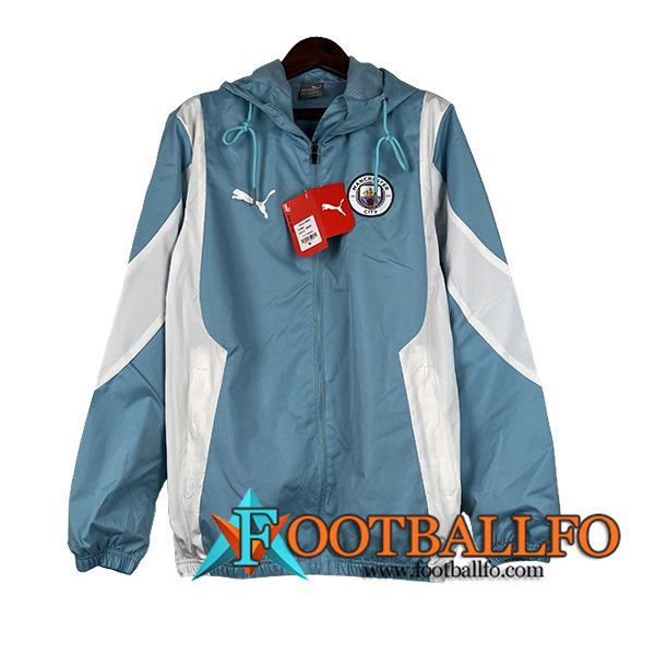 Rompevientos Manchester City Azul/Blanco 2024/2025