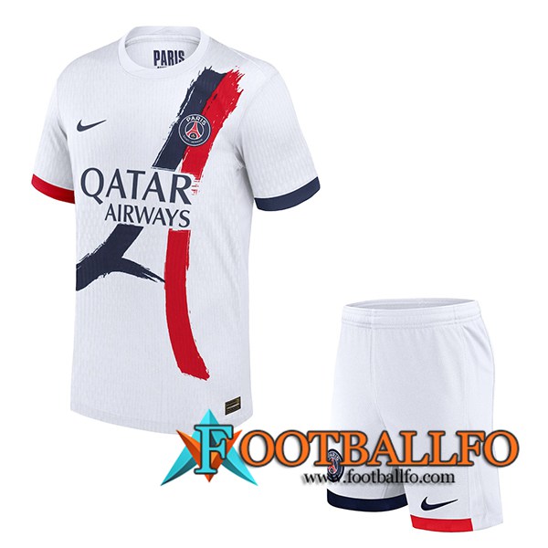 Camisetas Futbol PSG Segunda + Cortos 2024/2025