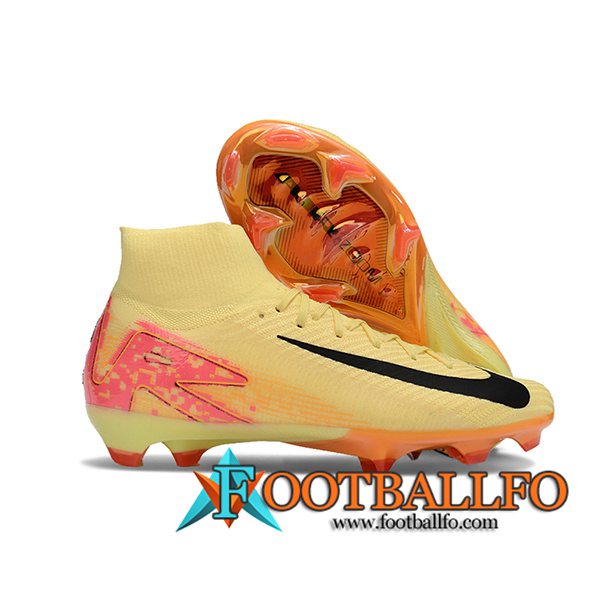 Nike Botas De Fútbol Air Zoom Mercurial Superfly IIX Elite FG Amarillo/Naranja/Negro