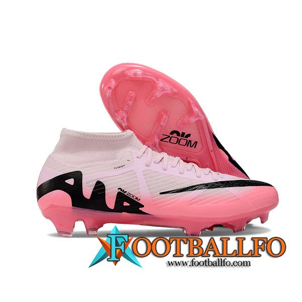 Nike Botas De Fútbol Air Zoom Mercurial Superfly IX Academy FG Rosa/Negro