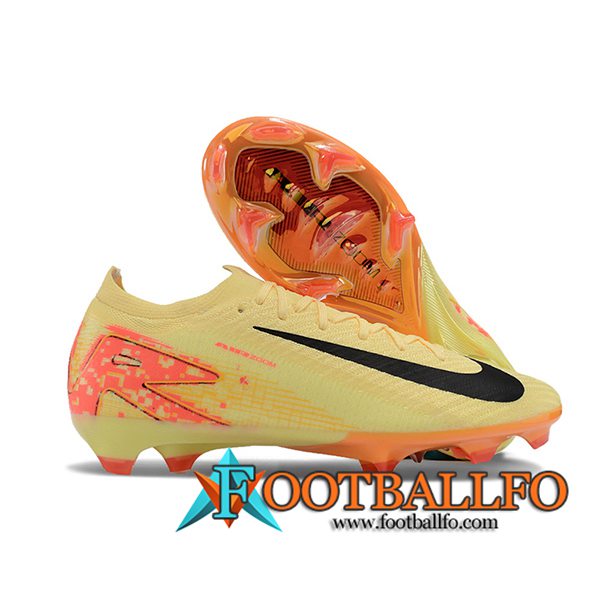 Nike Botas De Fútbol AIR Zoom Mercurial Vapor 16 Elite XXV FG Amarillo/Naranja/Negro