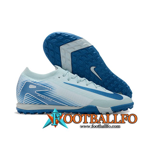 Nike Botas De Fútbol Air Zoom Mercurial Vapor XVI Elite TF Blanco/Azul