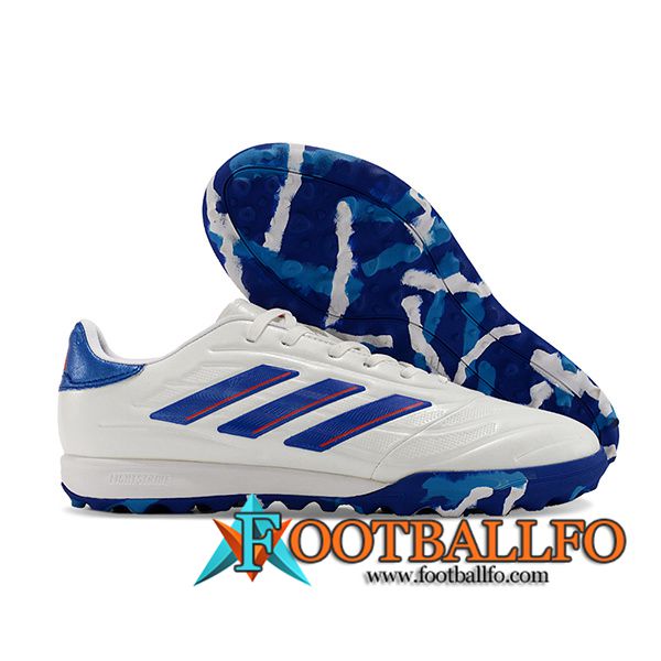 Copa Botas De Fútbol PURE.3 TF BOOTS Blanco/Azul