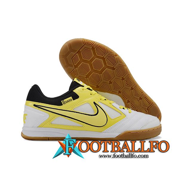 Nike Botas De Fútbol Supreme x Nike SB Gato Blanco/Amarillo