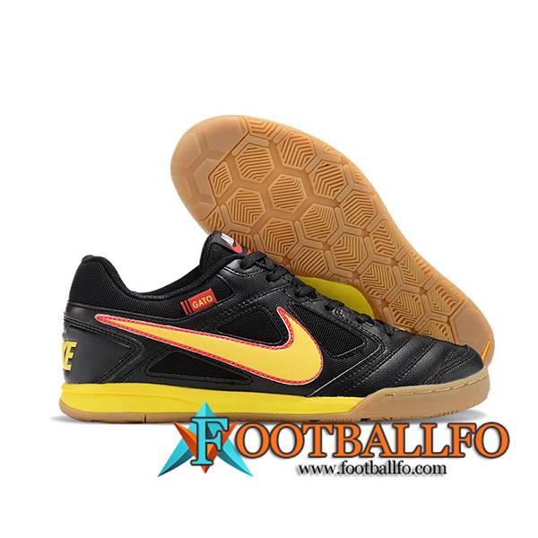 Nike Botas De Fútbol Supreme x Nike SB Gato Negro/Amarillo