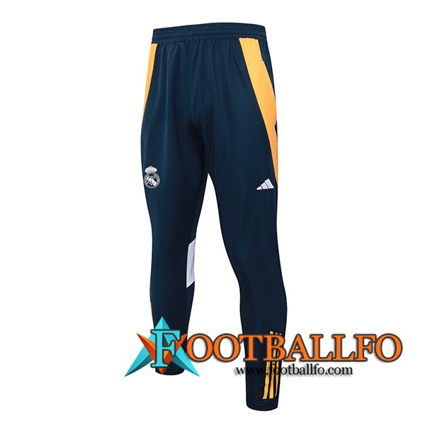 Pantalon Entrenamiento Real Madrid Azul/Amarillo 2024/2025