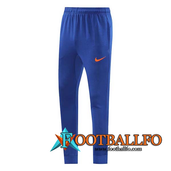 Pantalon Entrenamiento Países Bajos Azul/Naranja 2024/2025