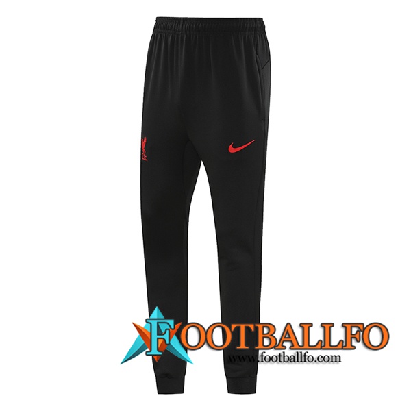 Pantalon Entrenamiento FC Liverpool Negro/Rojo 2024/2025