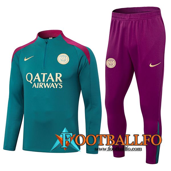 Chandal Equipos De Futbol PSG Verde/Violeta 2024/2025