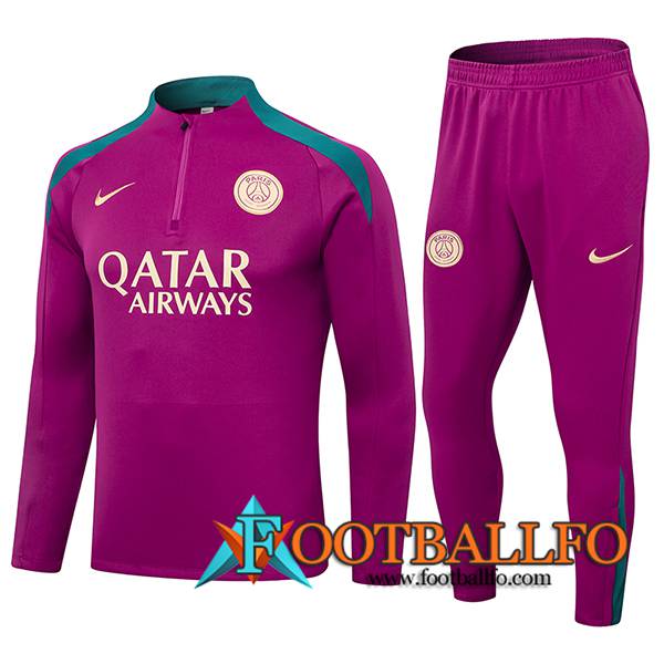 Chandal Equipos De Futbol PSG Violeta/Verde 2024/2025